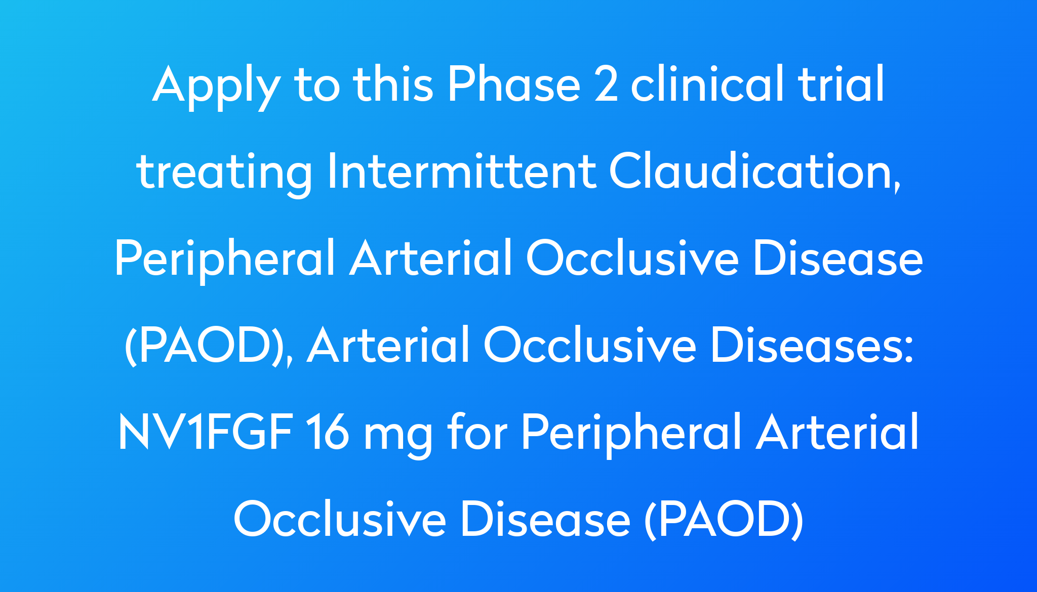 nv1fgf-16-mg-for-peripheral-arterial-occlusive-disease-paod-clinical